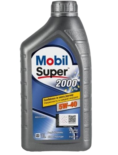 Моторное масло Mobil Super 2000 Х3 5W40, 1л